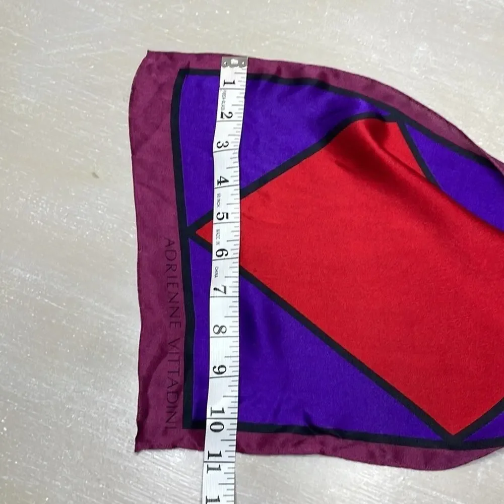 Adrienne Vittadini silk color block scarf